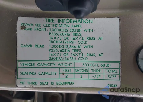 2002 Suzuki Xl-7 Limited/Plus/Standard/Touring из США, поврежденный, VIN JS3TX92V224129036